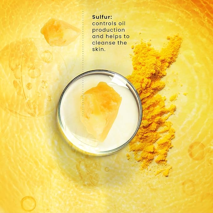 Pili Sulfur Lotion – Helps Control Oily Skin & Reduce Shine – Lightweight Face & Body Skincare – Fast-Absorbing & Non-Greasy Formula – 4.2 fl. oz.