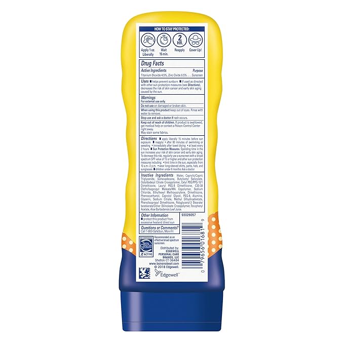 Banana Boat Sport Kids Sunscreen Lotion SPF 50 Bundle | Lotion Sunscreen for Kids, Childrens Sunblock, SPF 50, Sting Free, Tear Free, Broad Spectrum, 6oz each (6 Twin Packs, 12ct Total)