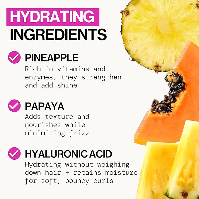 Pacifica, Cream Pineapple Swirl Curl Defining, 4 Fl Oz | for Curly Hair, 4 oz, Frizz Control, Curl Enhancer, Styling Cream