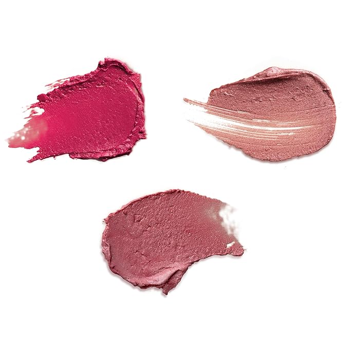 Burt's Bees Easter Basket Stuffers, Lip Shimmer Gift Set, Kissable Color, Warm Collection, 3-Pack, 0.09 oz.