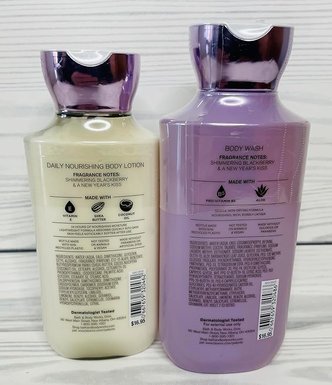 Bath & Body Works Cue the Confetti Body Lotion and Body Gel Wash 2 Piece Set