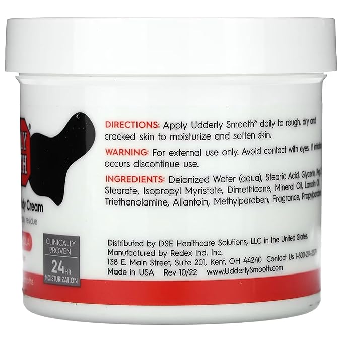Udderly Smooth Body Cream Skin Moisturizer, 10 Ounce (Pack of 2)