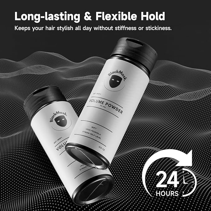 Texture Powder for Men, Easy to Apply - Instantly Adds Texture & Volume, Strong Hold, Hair Powder for Men (Pack of 2)