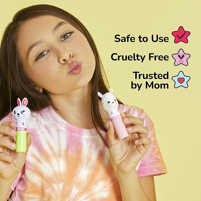 Lip Smacker Lippy Pals Unicorn, Flavored Moisturizing & Smoothing Soft Shine Lip Balm, Hydrating & Protecting Fun Tasty Flavors, Cruelty-Free & Vegan - Unicorn Magic