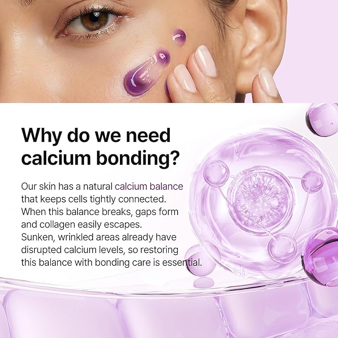 Dr.Melaxin Calcium Bonding Eye Cream – Peptide & Hyaluronic Acid Eye Cream for Wrinkles, Dark Circles & Puffy Eyes, Firming and Hydrating Eye Treatment