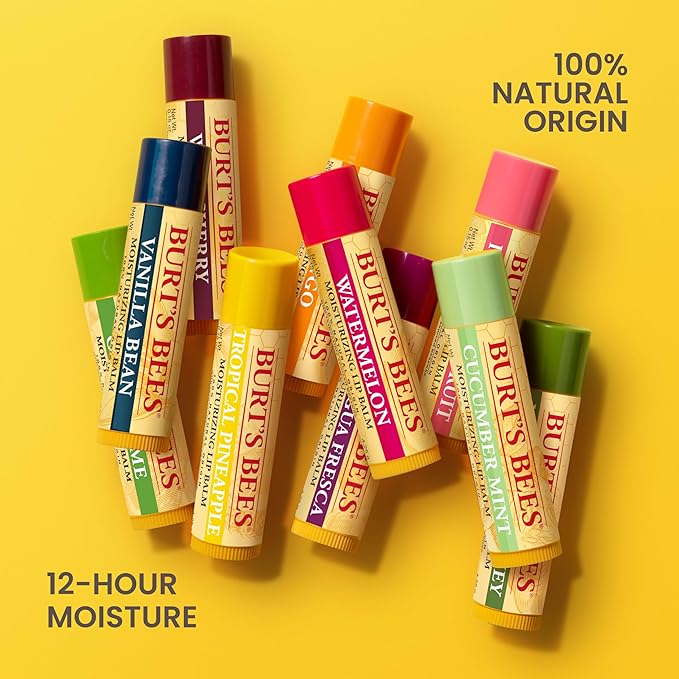 Burt’s Bees Easter Basket Stuffers, Tinted Boosted Balm, Misty Mauve, Hydrating Tinted Lip Balm, 24 Hour Lip Moisturizer with Responsibly Sourced Beeswax, 100% Natural Origin, 1 Count, 0.16oz