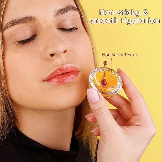 Original My Bee Balm Lip Balm – Propolis Hydrating Balm – Honey Pot for Dry, Chapped & Cracked Lips – Deeply Moisturizes & Hydrates Lips with Organic Beeswax & Vitamin E