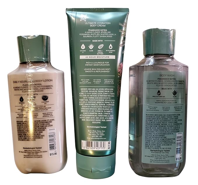 Bath & Body Works Magic In The Air Body Gel Wash, Lotion and Ultimate Hydration Cream 3 Piece Set