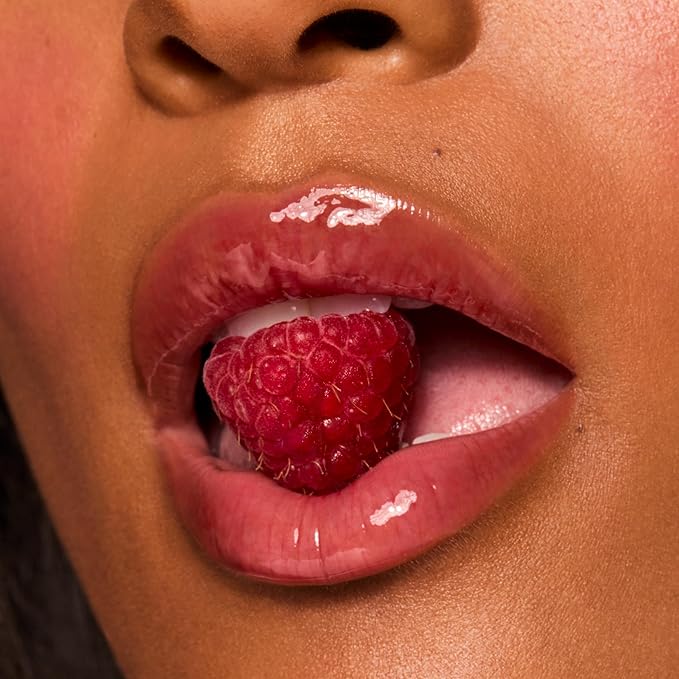 ColourPop Fresh Kiss Glossy Lip Balm - Hydrating Lip Care Enriched with Peptides, Hyaluronic Acid, Shea Butter & Vitamin E for an Ultra-Cushiony Formula - Wild Berry (0.49 oz)