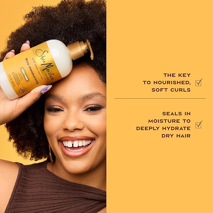 Shea Moisture Conditioner For Curly Hair Raw Shea Butter Restorative Deep Moisturizing Conditioner 13 Oz