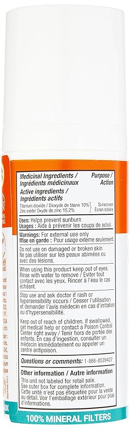 Biosolis Face Sunscreen and Neck Lotion SPF 50 - Dry Non-Sticky, Mineral Formula - Enriched with Aloe Vera - Perfume-Free and Vegan - 1.7 oz