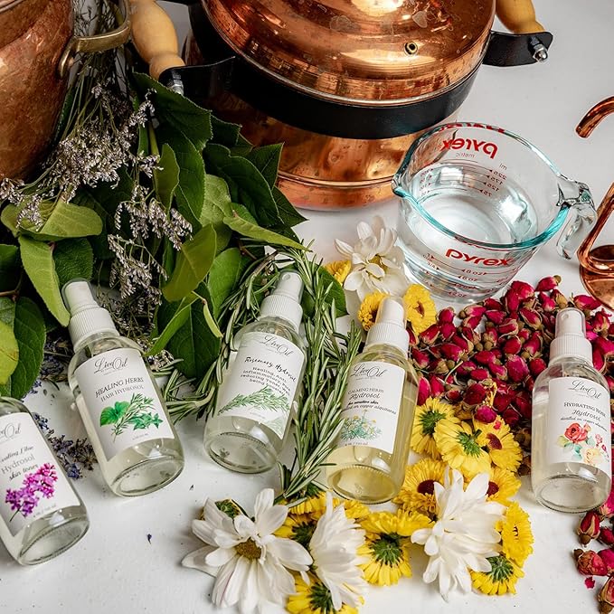 Healing Herbs Hair Hydrosol and Toner | Healing Botanical Water| Authentic Distillation Process