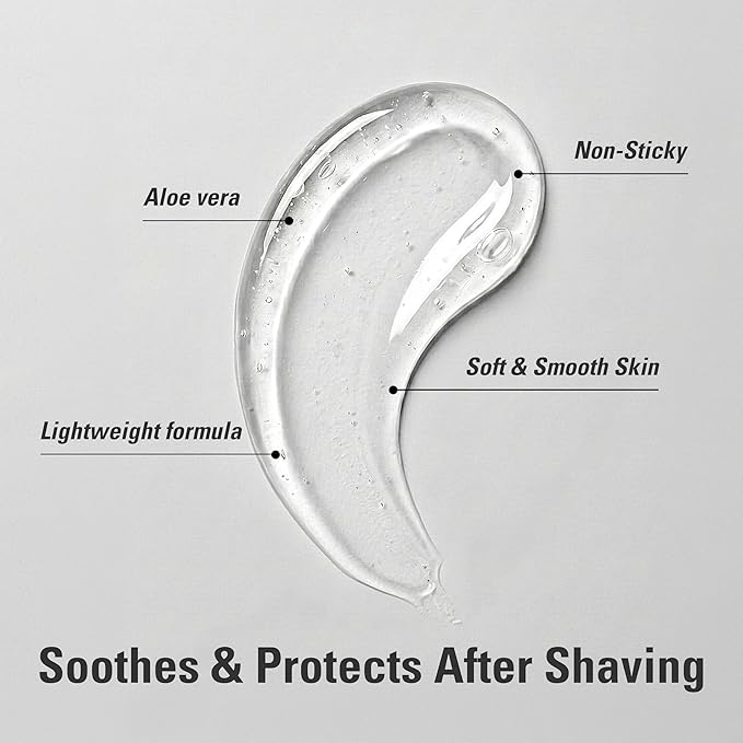 Mdoc Men’s Relief Soothing Gel – Aloe Vera After Shave Gel, Soothes & Hydrates Irritated Skin, Protects Post-Shave, All Skin Types, 100g