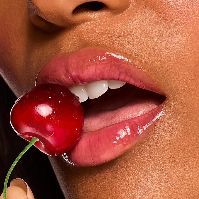 ColourPop Fresh Kiss Glossy Lip Balm - Hydrating Lip Care Enriched with Peptides, Hyaluronic Acid, Shea Butter & Vitamin E for an Ultra-Cushiony Formula - Cherry Glaze (2 Count)