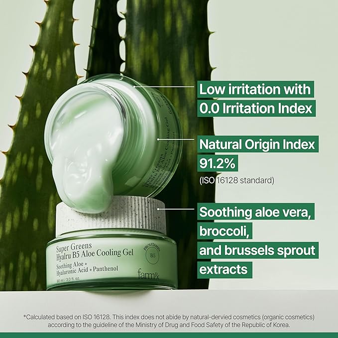 Farm Rx Super Greens Hyalru B5 Balancing Toner (6.4fl oz) & Super Greens Hyalru B5 Aloe Cooling Gel Cream (3fl oz)