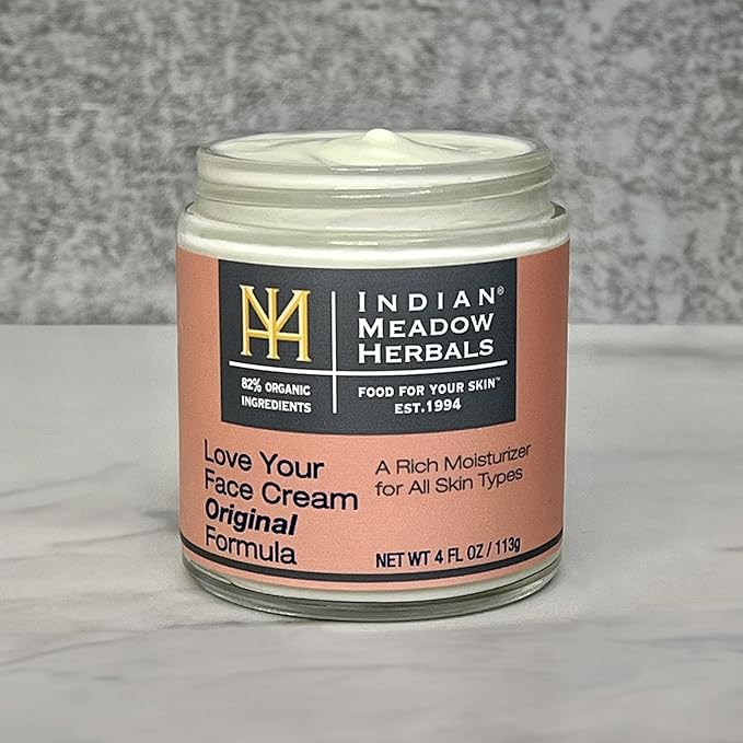 Indian Meadow Herbals, Cream Love Your Face, 4 Ounce