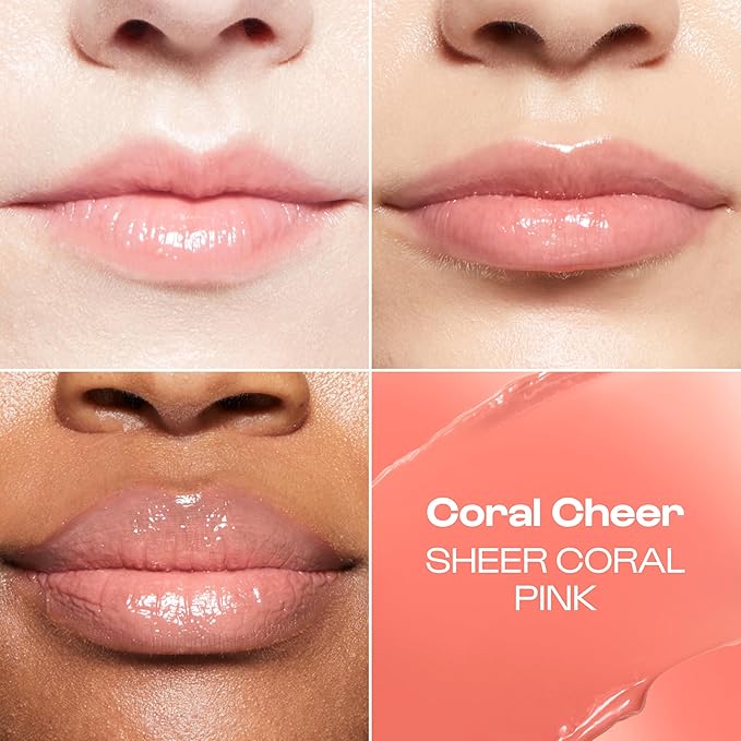 Alleyoop Lip Goals – Moisturizing Lip Balm for Women, Hydrating Lip Care for Dry Lips with Clean Vegan Ingredients, Everyday Treatment for Smooth, Soft, Nourished Lips, Sheer Coral Pink