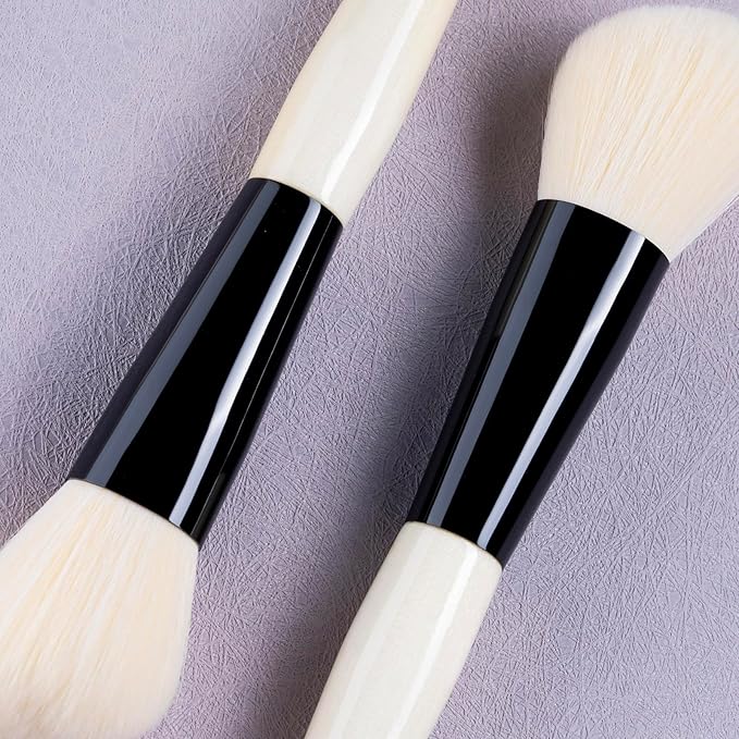 Natural Goat Hair Contour Brush, Sculpting Brush, Angled Contour Brushes, Natural Hair Blush Brush, Makeup Brushes, Detail Blush Brush, Fluffy Brushes for Cheeks.(804A)
