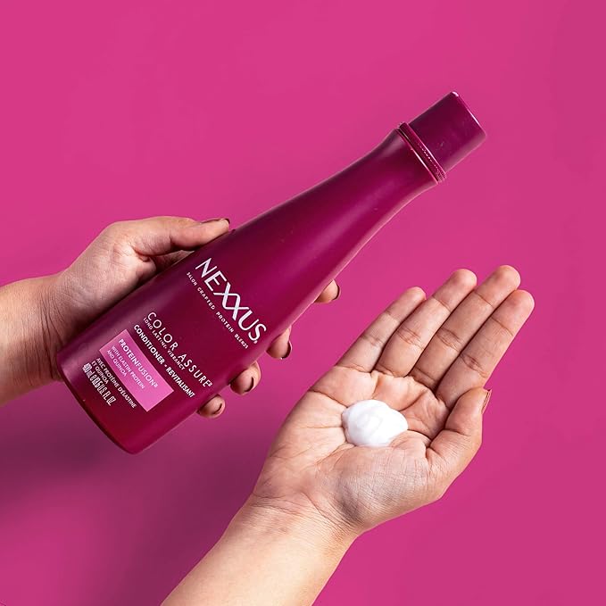 Nexxus COLOR ASSURE Conditioner for Vibrancy for Color Treated Hair Powered by CHROMABOND SEALER with Citric Acid 13.5 oz