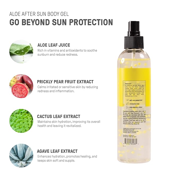 Raw Elements Baby & Kids Bundle - SPF 30 All Natural Sensitive Skin Sunscreen Stick and Tin, After Sun Body Gel, Sun Protection and Healing Combo