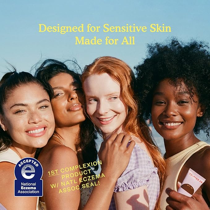 Tower 28 Beauty SunnyDays SPF 30 Tinted Mineral Sunscreen Shade 15, 1 FL OZ & Tower 28 Beauty SuperDew Shimmer-Free Highlight Balm