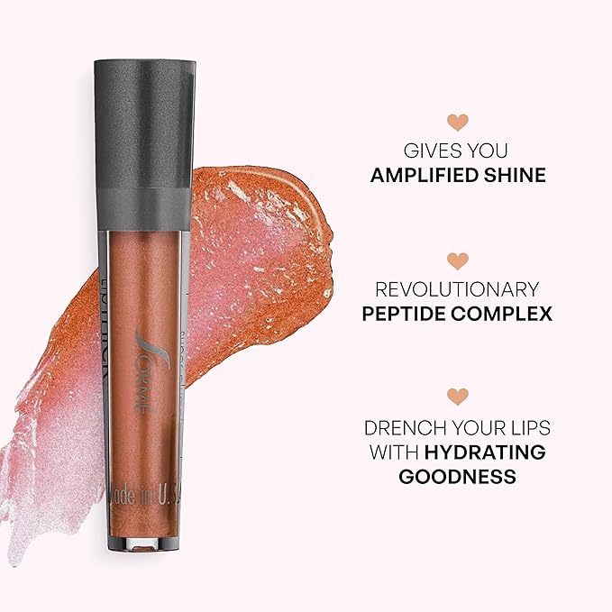Sorme Treatment Cosmetics LipThick Gloss, Plumping for Shiny and Fuller Looking Lips with Maxi-Lip Peptides, Unveil Shade