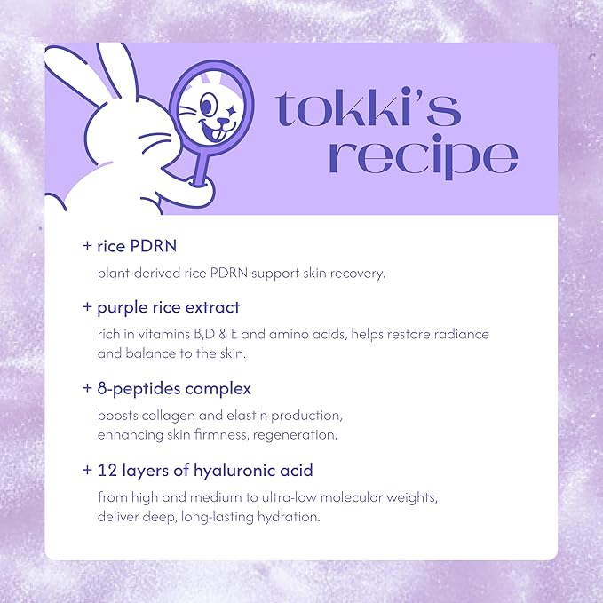 Purple Rice PDRN Aurora Mist | Hydrating Facial Toner Mist | Skin Barrier Support & Radiant Glow | Vegan Korean Skincare | 2.87 fl oz (85 ml)
