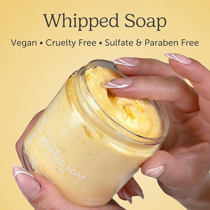 Nectar Life Whipped Soap and Shave Butter, 5 oz (Lemon)