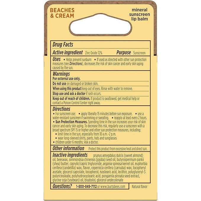 Burt's Bees Easter Basket Stuffers, Garden Party Lip Balm, Lavender Vanilla, Sweet Peach, Green Apple, Wildflower Honey, Responsibly Sourced Beeswax, Natural Origin Lip Treatment, 4 Tubes, 0.15 oz.