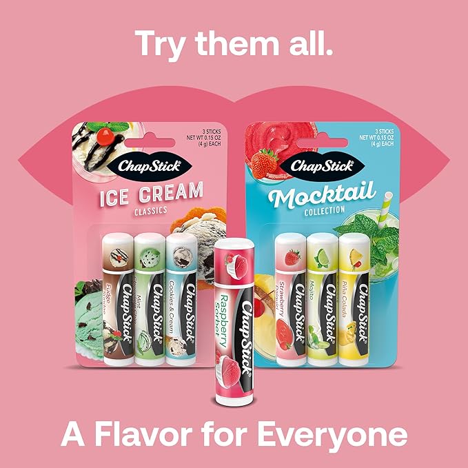 ChapStick Lip Care Bundle – Mocktail Collection + Aloha Coconut Lip Balm, 0.15 Oz Ea (5 Piece Set)