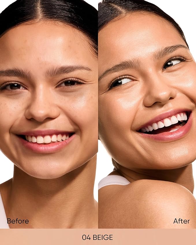 Cover Glow Perfect Cushion Foundation – Natural Radiant Finish, Medium-to-High Buildable Coverage, Hydrating Peptide Complex, Lightweight for Dry & Combination Skin, #04 Beige