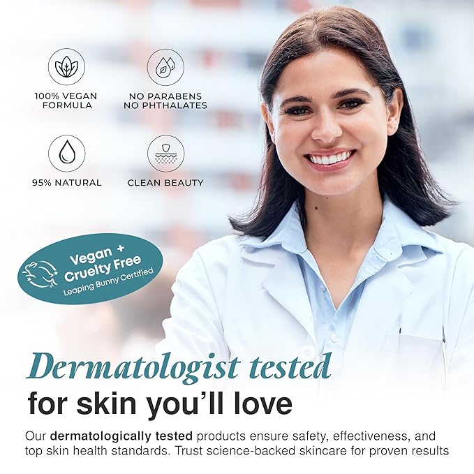 Hyaluronic Acid & Retinol Face Moisturizer - Dermatologist Tested, Anti Aging, Korean Skin Care - Hydrates, Smooths Fine Lines, Strengthens Barrier - Vegan, Clean Beauty - 1.69 Fl. Oz.