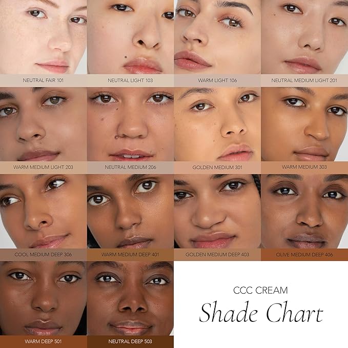 CLE Cosmetics CCC Cream (Golden Medium Deep 403 / SPF 50) - Color Correcting With Sunscreen - Lightweight, Hydrating Foundation - BB & CC Hybrid - Light to Medium Coverage - 1 fl oz