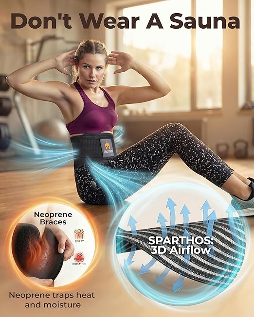 Sparthos Back Brace for Lower Back Pain - Immediate Relief from Sciatica, Herniated Disc, Scoliosis - Breathable + Lumbar Support Pad - For Men & Women - Fits 31–38″ Waist (Small, Check Size Chart)