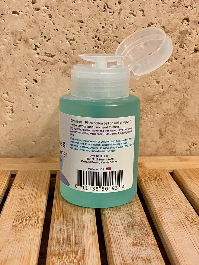 Lavender/Lime & Peppermint Toner- for Problematic Skin by Diva Stuff, 4oz