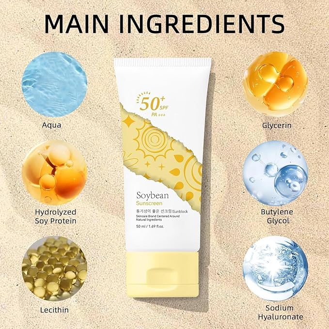 Ultra-light, non-greasy sunscreen - SPF 50+ Waterproof - UVA/UVB protection - Easy to apply (LL)