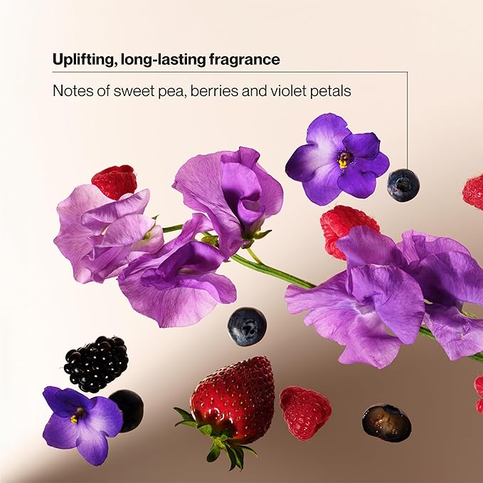 Suave Moisturizing Body Wash, with Sweet Pea Violet and Vitamin E Extract, No Parabens, No Phtahaltes, 18 Oz Pack of 6