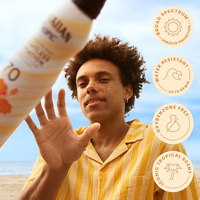 Hawaiian Tropic Weightless Hydration Clear Spray Sunscreen SPF 30, 6 oz | SPF 30 Sunscreen Spray, Sunblock, Oxybenzone Free, 6 oz each Twin Pack