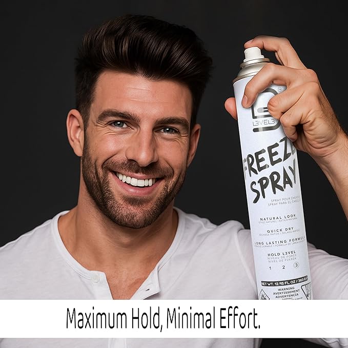 L3 Level 3 Hair Spray - Long Lasting and Strong Hold Hair Spray