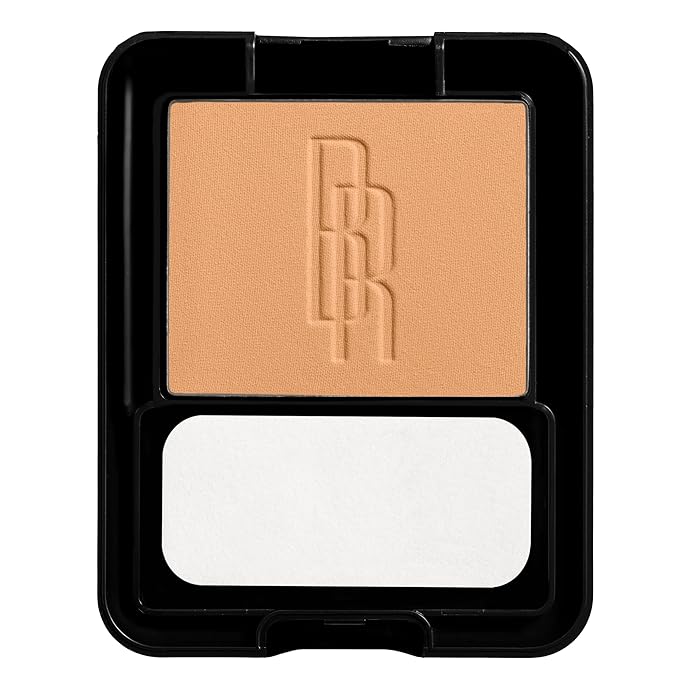 Black Radiance Pressed Powder, Pigment-Rich Matte Finish for Light Skin Tones, Oil-Absorbing Compact with Mirror & Sponge - Biscotti (Pack of 2)