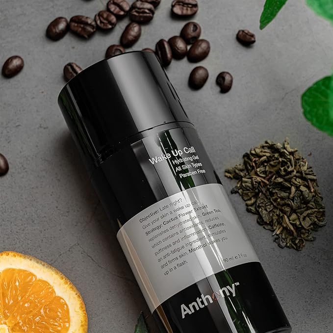 Anthony Refresh Duo Witch Hazel Pads Pore Cleaner: 60 Count, Purifying Astringent Cleansing Toner Pads and Wake Up Call
