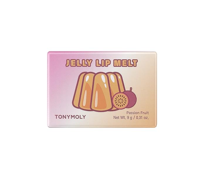 TONYMOLY Jelly Lip Melt, Moisturizing, Hydrating & Nourishing Lip Balm Treatment, Passionfruit, 0.31 oz.