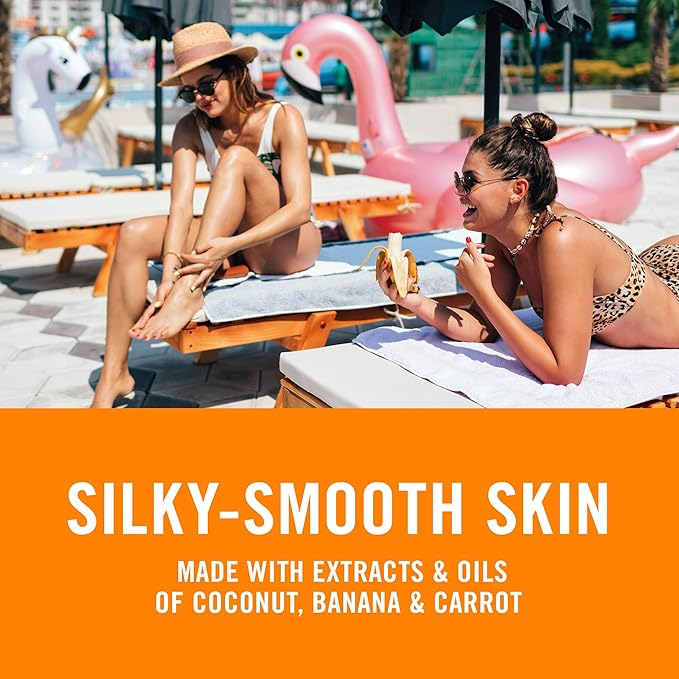 Banana Boat Sunscreen Oil SPF 25, 6 oz - Dry Oil Clear Spray, Tanning, Non-Greasy, Lightweight, Water Resistant, Oxybenzone Free, Argan Oil, Suitable for Adults, Unisex, Whole Body