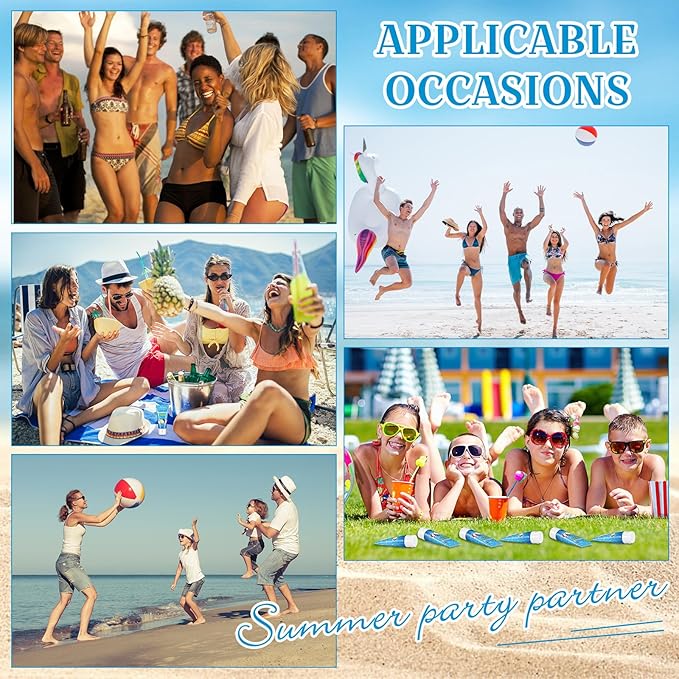12 Pcs Mini Sunscreen Bulk for Summer Travel Size Spf 30 Water Resistant Sunscreen Lotion Bulk for Thank You Gifts Hawaiian Wedding Bridal Party Favors for Pool Wedding(Summer Party)