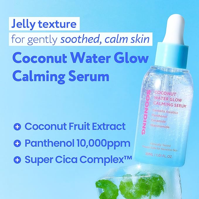 K-Beauty Glass Skin 4-Step Set - Jelly Pudding Pore Cleanser 100ml, Rice Milk Toner, Calming Serum, Barrier Cream