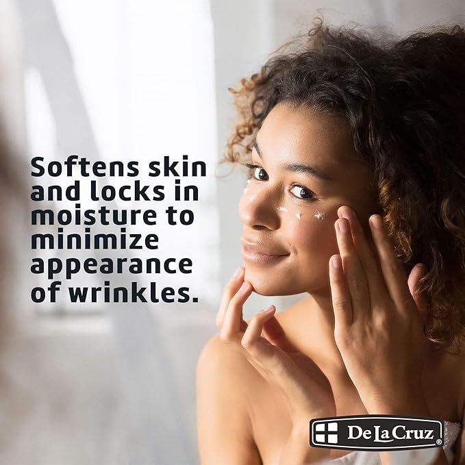 De La Cruz Vitamin E Cream Moisturizer for Face and Neck - Moisturizing Skin Care for All Skin Types - Made in USA