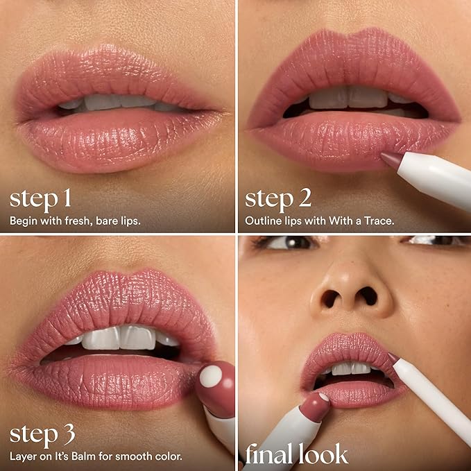 Julep It's Balm Tint of Color Lip Balm Trio - Cherry Wood, Cashmere Nude, Dusty Orchid Summer | Hydrating Lip Color with Vitamin E Core | Natural Gloss Finish | Vegan & Cruelty-Free