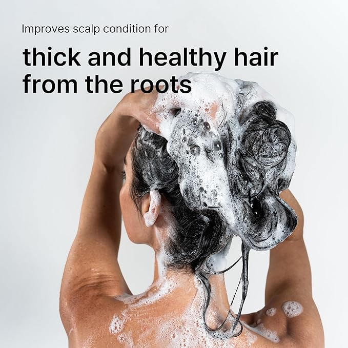 Korean Hair Thickening Shampoo with Matsutake mushroom, for Hair Loss and Hair growth – 300ml 100% Vegan, Paraben&Sulfate&Silicon Free - more than 8