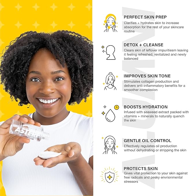 Alumni Skincare Aerial Resurfacing Exfoliator & Hydrating Facial Toner 2 oz – Exfoliating Superfruit Blend Pore Minimizing Toner for Face - Vegan & Gentle for Oily, Dry & Sensitive Skin (Pack of 3)