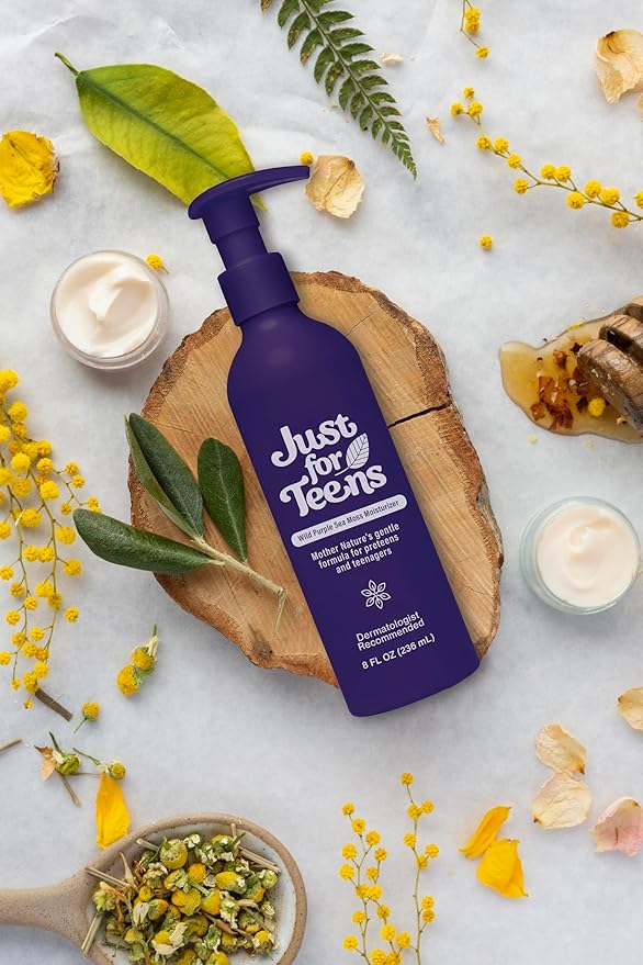 Daily Face & Body Moisturizer | Natural Ingredients | For Oily, Sensitive Skin | Teens Best Skincare | 6oz